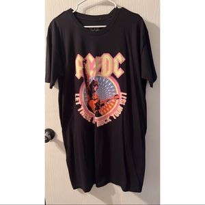 NWT AC/DC TSHIRT DRESS
